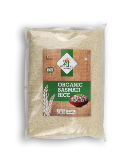 24 MANTRA ORGANIC Organic Basmati Rice 8 LBS